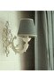 Estate Single Zamak Metal Cream Sconce - with Mint Color Cap