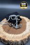 Unisex Necklace with Stainless Steel Chain and Steel Anchor End, 3 mm Thick, Tarnish-Free Steel Long Anchor Necklace