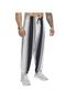 Men's Loose Fit Striped Sweatpants Bgsm Pnt1404 - 6