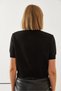 Women's Black Stone Embroidered Knitwear Cardigan 14314 60351157 - 3