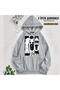 Oyasumi Punpun Patterned Oversize Hooded Sweatshirt - 2 Thread