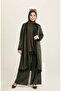 طقم غارنيلي الثلاثي 3366-04 كاكي - 3
