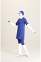 Short Sleeve Swimsuit for Swimming 22700-03 Cobalt - 2