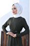 Belted dress 0582-04 khaki - 3