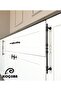 Crescent Black 160 mm Handle Luxury Country Kitchen Furniture Cabinet Drawer Handle - 7