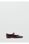 Patent Leather Look Taped Ballerinas - 2