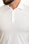 Plain Slim Fit Polo Neck Men's T-Shirt Ecru - 36827.24Y - 2