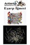 Scarf Needle Black 200 Lü 1 Pack Turban Needle Hijab Bulk Needle Shawl Wedding Wedding Engagement Henna Sunnet - 3