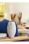 Handmade Oyster Concrete Vase with Nordic Style Marble Effect - 6