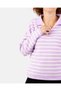 Polo Neck Striped Women's Knitwear Sweater - 6
