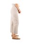 Stone Color Women's Carrot Trousers - 3