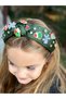 Luxury Design New Year Christmas Christmas with Stones Pine Tree Ornament Satin Knotted Crown Green Women's Children's Crown - 4