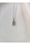 Xupıng Zircon Stone Letter B Steel Necklace - 2