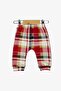 Tie Penguin Badi, Trousers, Hat Combed Cotton Set MNK0587 RED - 2