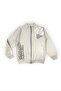 Zippered Two Thread Kids Tracksuit Set MNK0554 BEIGE - 2