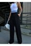 Women's Boxer Detailed Palazzo Trousers - 3