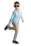 Stylish Shirt Gabardine Trousers Boys' Suit Mnk0422 Blue - Beige - 5