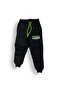 Neon Printed Double Layer Tracksuit Set Mnk0458 Black - 3