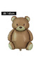 Retro Teddy Bear Police Car Rainbow Airplane Concept 4 Years Old Balloon Set Retro Concept Birthday Balloon Set - 5