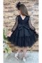 Katkat Princess Lace Buckle Girls' Dress Mnk0306 Black - 4