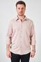 Men's Stone Long Sleeve Single Pocket Lacoste Fabric Shirt - 2
