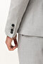Duz Slim Fit Swallow Collar Double Breasted Men's Suit Light Gray - 40841.22Y - 4