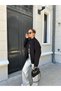 Stamp Wool Appearance Snap Closure Equivalent Pinterest Model Oversize Loose Cut Coat Coat Jacket
