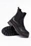 2051-2137 Black Elastic Daily Women's Boots - 6