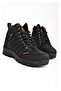 116-24 Leather Outdoor Furry Zippered Men's Boots