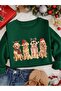 Unisex Printed Crew Neck Sweatshirt