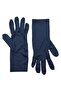Navy Blue Long Sheet Hijab Ceremony Ceremony Gloves Gloves - 2