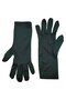 Dark Green Long Sheet Hijab Show Merasim Ceremonial Gloves Gloves - 4