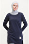 Slit Sports Tunic 0529-04 Navy Blue - 3