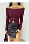 Women's Ottoman Fabric Madonna Collar Buttoned Blouse