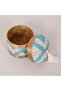 صندوق تخزين من الخيزران المطرز بالي مقاس S 12x14 سم - 3