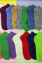 6 Pairs Women's Winter Reverse Towel Embossed Mixed Color Slippers Socks - 7