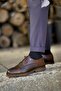 Calvino Model Wrapped Sole Natural Leather Casual Shoes - 2