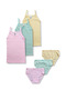100% Cotton Girls' Undershirt Panties Underwear Set 3-Piece Set / Undershirt / Slip