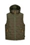 Jack&Jones Sonic Bodywarmer Men's Khaki Hooded Vest