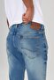 Slim Fit Slim Fit Regular Waist Skinny Leg Luke Blue Jean Jeans - 3