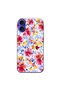 Apple iPhone 16 Compatible Case Spring Flowers 7 Silicone Case (Printed)