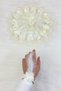 Cream Bridesmaid Bracelet 5 Pieces, Bridesmaid Crown (Plastic) 5 Pieces, Bachelorette Party, 10 Piece Set - 4
