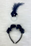 Navy Blue Bridesmaid Bracelet 5 Pcs, Bridesmaid Crown (Plastic) 5 Pcs, Bachelorette Party, 10 Piece Set - 6