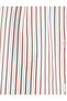 Long Sleeve Pocket Detailed Cotton Poplin Stripe Shirt - 6