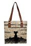 Women's Vegan Leather Brown Shoulder Bag - Never Miss a Sunset Design - 2