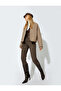 Ribbed Fabric Trousers Cigarette Form