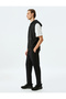 Basic Lace-Up Waist Cotton Blended Zippered Pocket Detailed Sports Sweatpants - 2