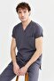 Ultralycra Basic - Lycra Doctor Nurse Uniform Set Scrubs Uniform Surgical Suit (Unisex), Asphalt - 6