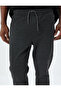 Sports Sweatpants Jogger Pants Drawstring Waist Seam Detail Pocketed Cotton Blend - 5