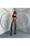 Zeo Basic Wide-Leg Pants Leopard Print Beige - 2